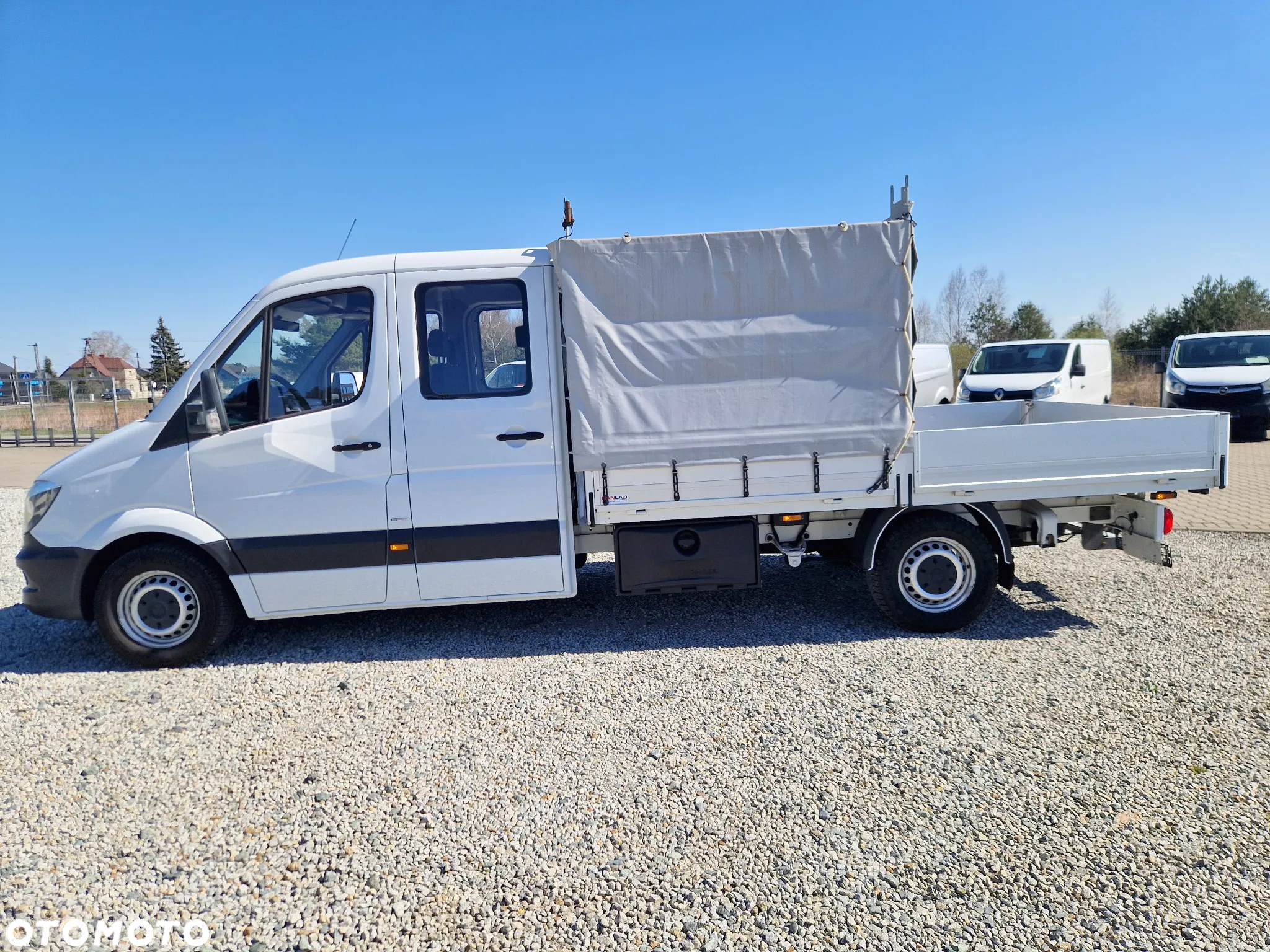 Mercedes-Benz SPRINTER 316 2,2 CDI 163 KONNA DOKA BRYGADÓWKA 6 OSOBOWA 3,5M SKRZYNIA KLIMA WEBASTO GWARANCJA - 2