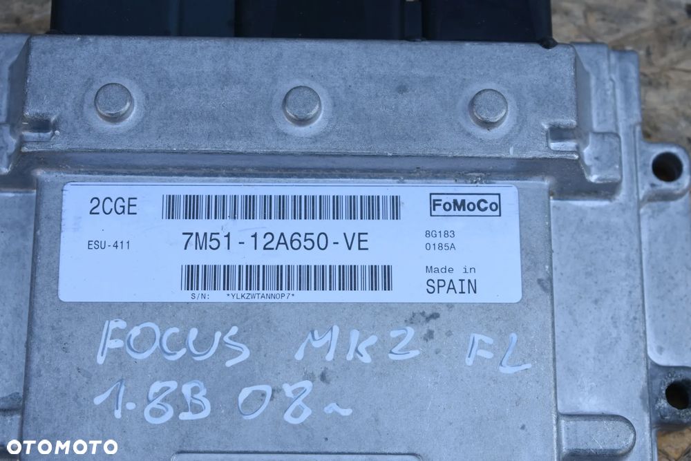 KOMPUTER STEROWNIK SILNIKA FORD FOCUS MK2 LIFT 1.8 16V QQDB - 2