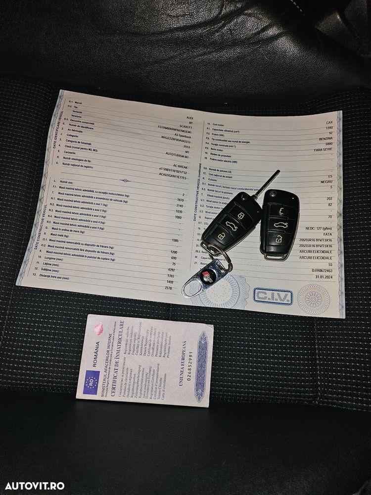 Audi A3 Sportback 1.4 TFSI S tronic S line Sportpaket - 12