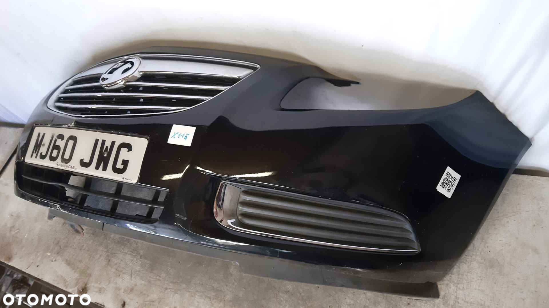) ZDERZAK PRZÓD PRZEDNI OPEL INSIGNIA 1 I A Z22C CZARNY - 4