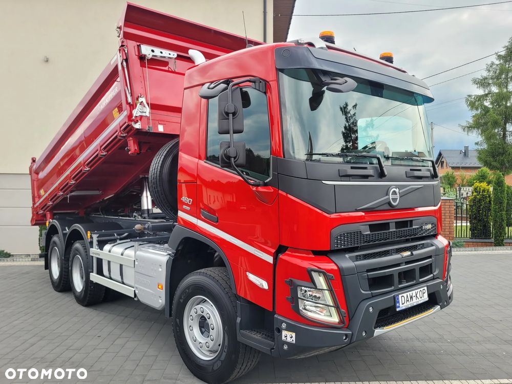Volvo FMX / 460KM / jak NOWY!! / 59.000km / HYDROBURTA / 6x4 / PRZYCZEPA MEILLER / - 3