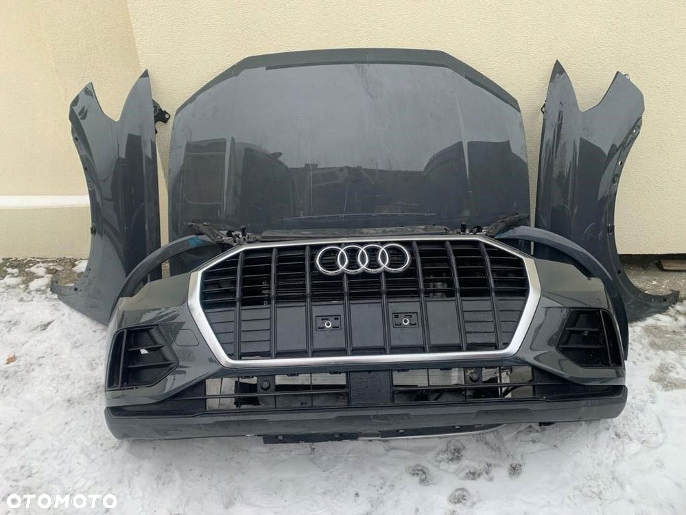 zderzak maska lampa chłodnice kompletny przód audi q3 83a led nowy model - 2