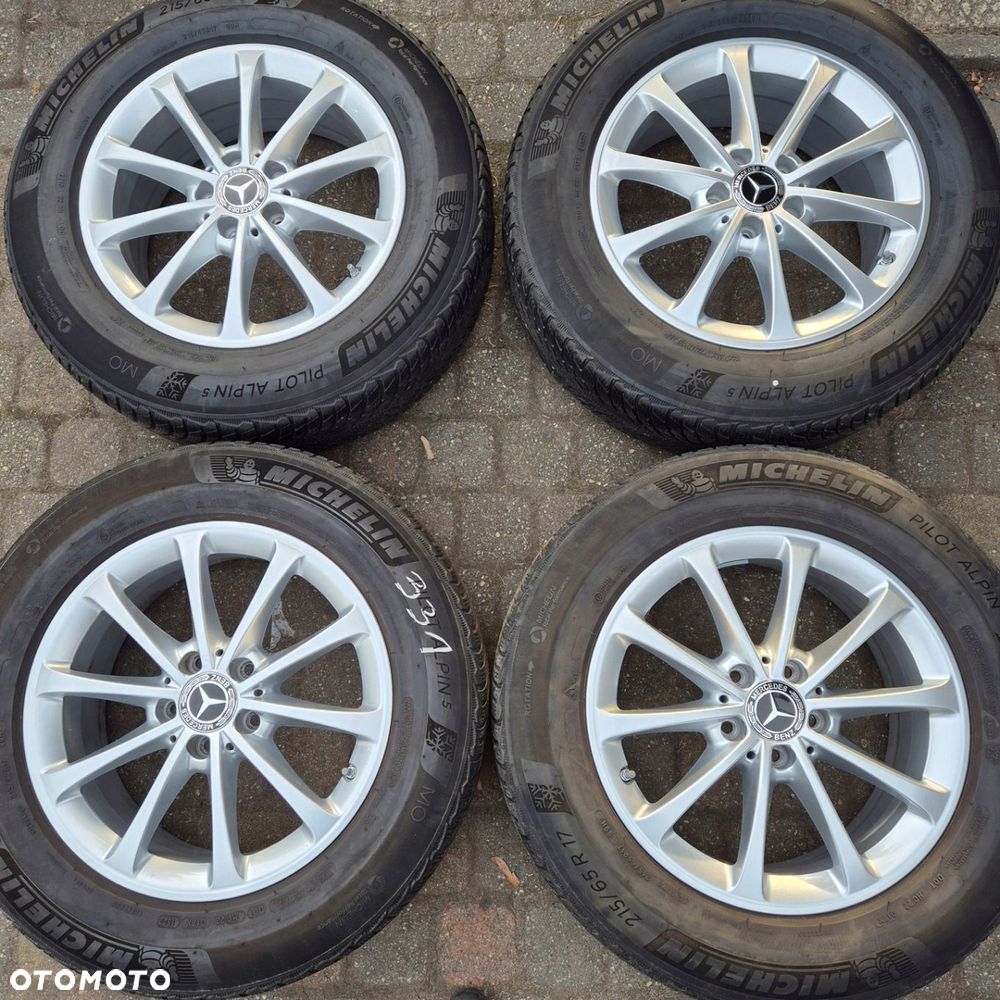 ZIMA KOŁA 17 ORYGINAŁ MERCEDES GLB X247 VITO GLK 215/65 R17 MICHELIN 2024R - 1