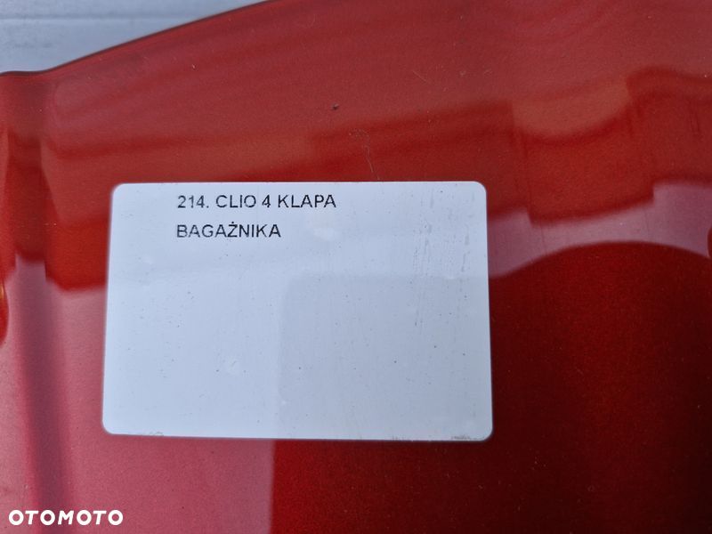 RENAULT CLIO IV 4 RS KLAPA BAGAŻNIKA TYŁ TYLNA TENNP - 2