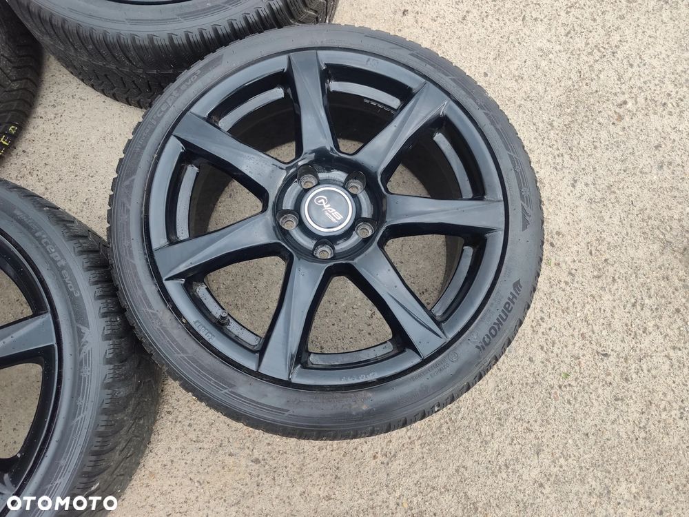 5x120 Czarne Felgi Aluminiowe Alufelgi 18 Koła Zimowe Zima Honda Odyssey Legend Pilot Acura MDX RL RLX TL TLX 6mm 20r. Legnica ALU-RAD 235/40 - 5