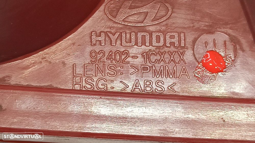 FAROLIM TRASEIRO DIREITO HYUNDAI GETZ (TB) 1.1 BáSICO - 6