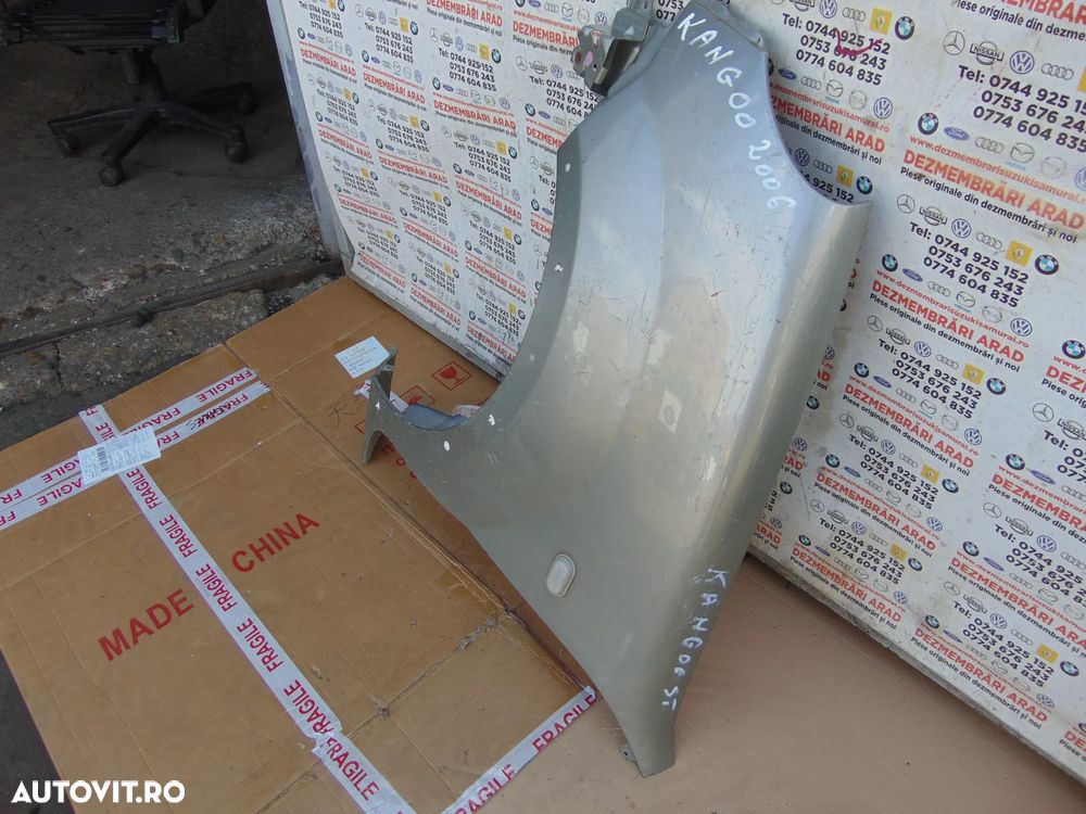 Aripa Renault Kangoo 1998-2008 aripa stanga kangoo - 3