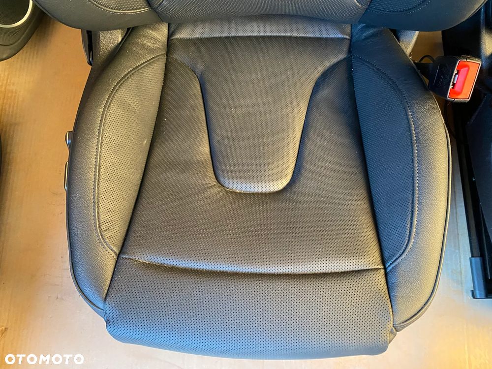 Audi A5 8T lift Sportback S-Line Fotel fotele czarne lub brązowe kanapa boczki  N5W Skórzany Milano grzane wentylowane 28km - 15