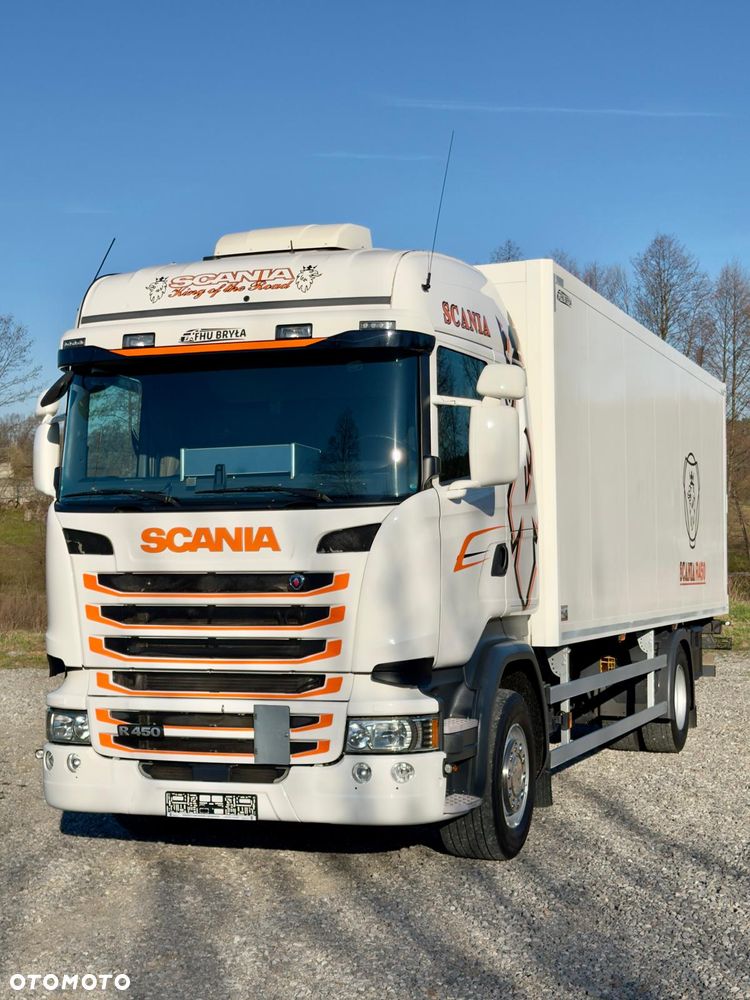 Scania SCANIA R450 / IZOTERMA / KONTENER / DO ŻYWCA / SILNIK 6 CYLINDROWY / 13 LITROWY  / KLIMA POSTOJOWA / WINDA / SPROWADZONY / SYPIALKA / AUTOMAT / 18 PALET / E6 / STAN BARDZO DOBRY - 2