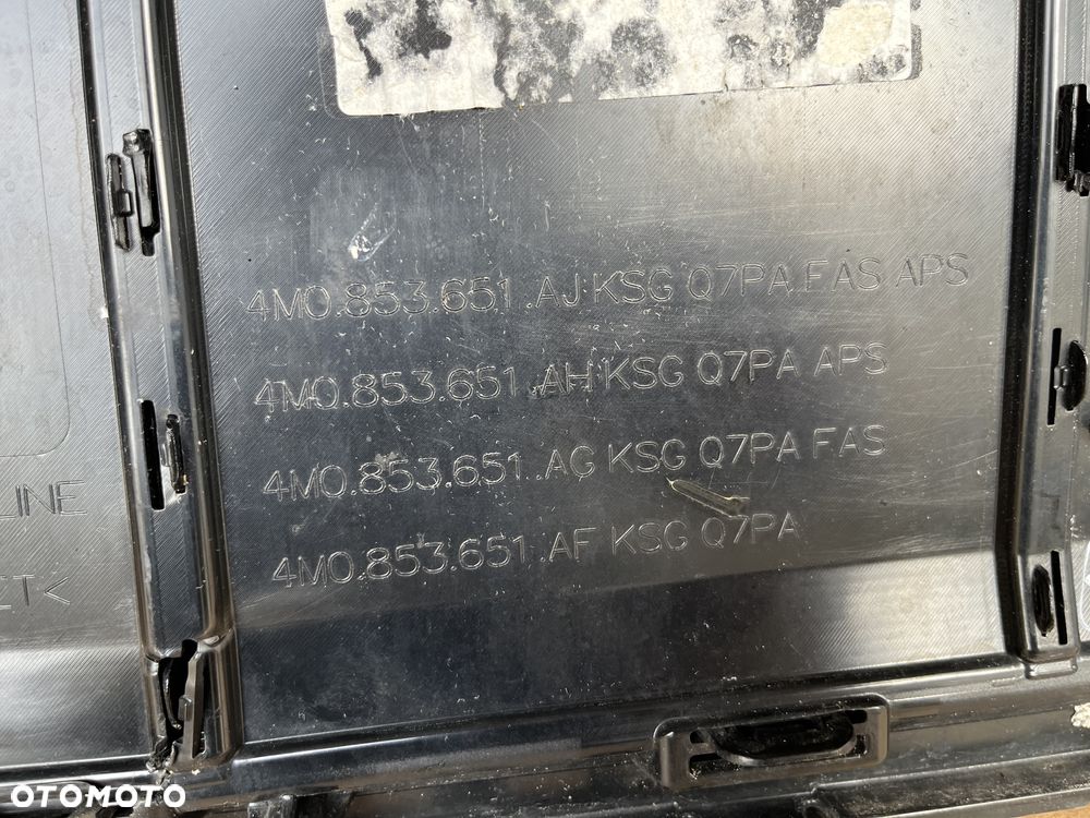 GRILL AUDI Q7 4M0 LIFT ZDERZAK PRZÓD GRILL AUDI Q7 II LIFT 4M0 2019-2024 - 10