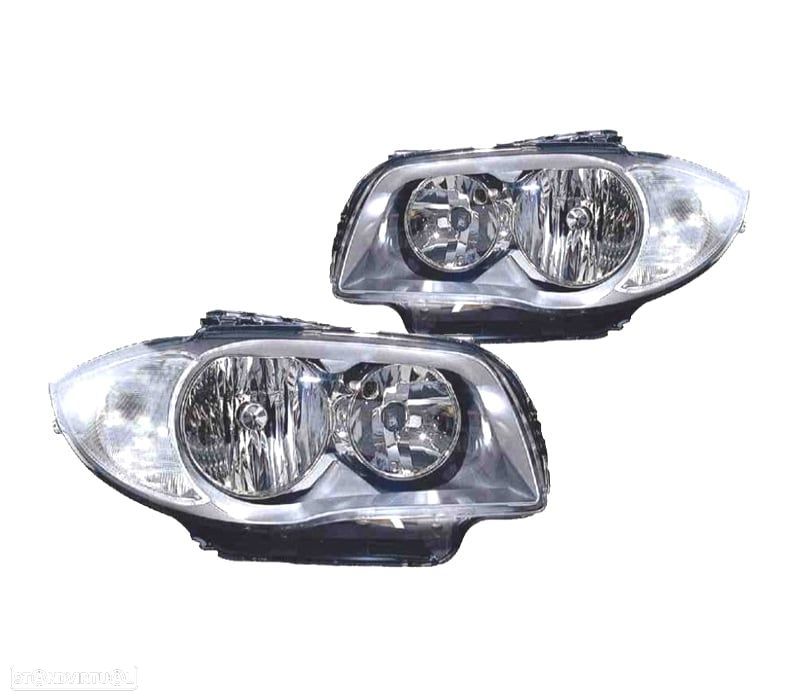 FAROIS OPTICAS PARA BMW SERIE 1 E87 E88 CABRIO E82 COUPE 04-13 - 1
