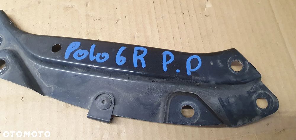 Wzmocnienie mocowanie lampy pasa prawy przód VW Polo V 6R 6R0805932C - 6