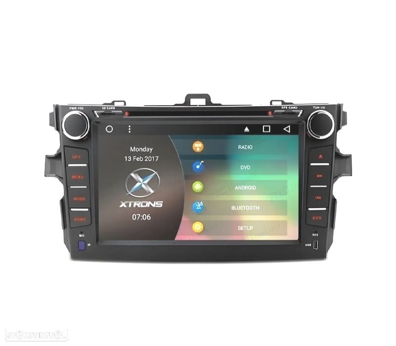 AUTO RADIO GPS 8" PARA TOYOTA COROLLA 07-11 USB GPS TACTIL HD - 1