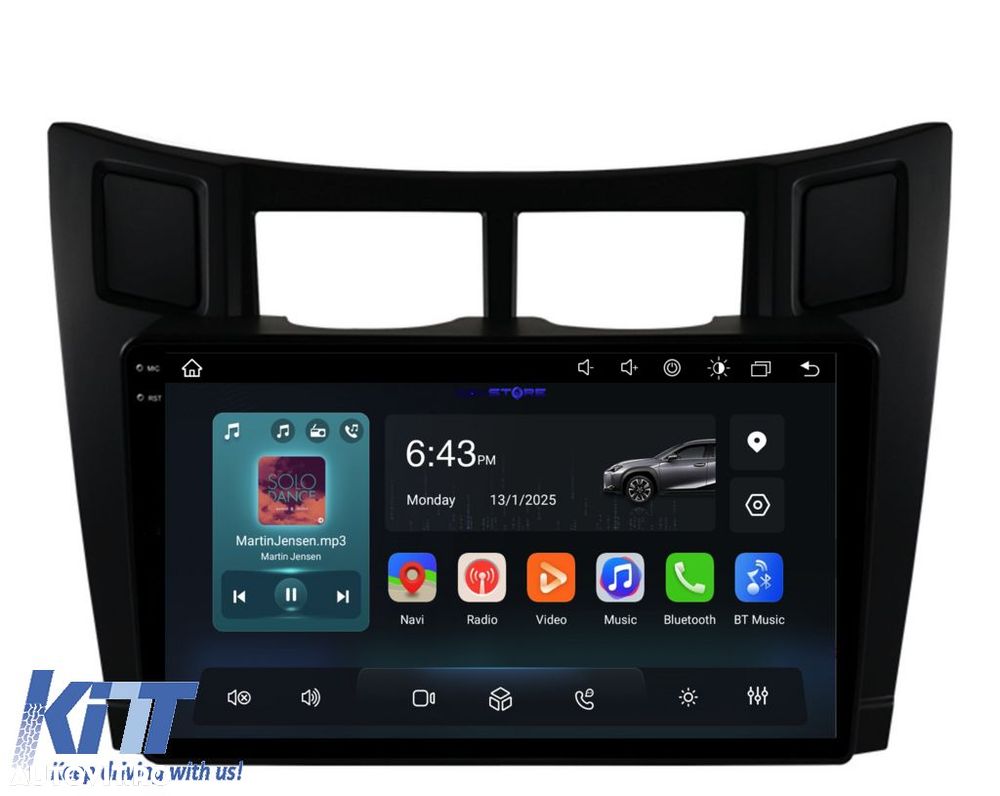 Navigatie Dedicata Toyota Yaris (2005-2011), 9Inch, 8Gb Ram, 256Gb Sto - 4
