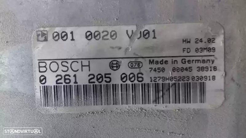 CENTRALINA MOTOR UCE SMART FORTWO COUPÉ 2014 -0261205006 - 2