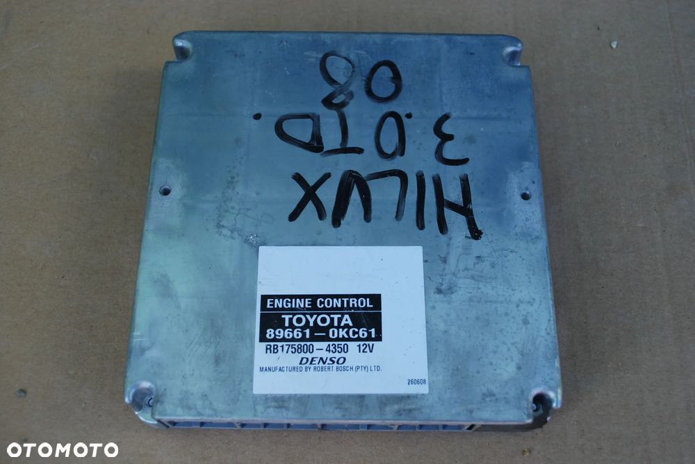 TOYOTA HILUX (AN10, AN20, AN30) STEROWNIK MODUŁ ECU 89661-0KC61 - 1