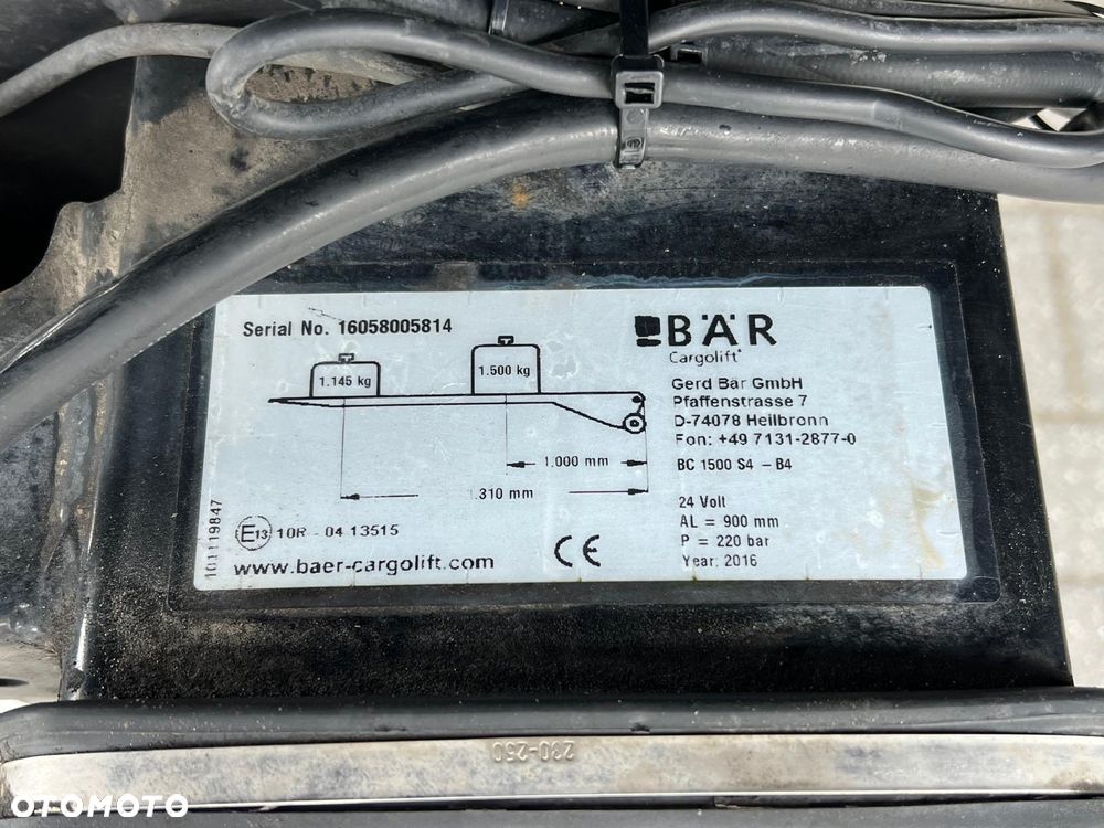 Mercedes-Benz ATEGO 1530 EURO 6 BIG SPACE GLOB XXL DUŻA KABINA WINDA 1500 KG - 9