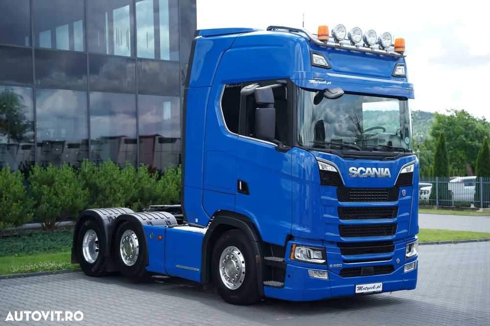 Scania S 580 / V8 / 6x2 / PUSHER / RETARDER / I-PARK COOL / FULL AIRMATIC / JANTE ALIAJ / EURO 6 / - 3
