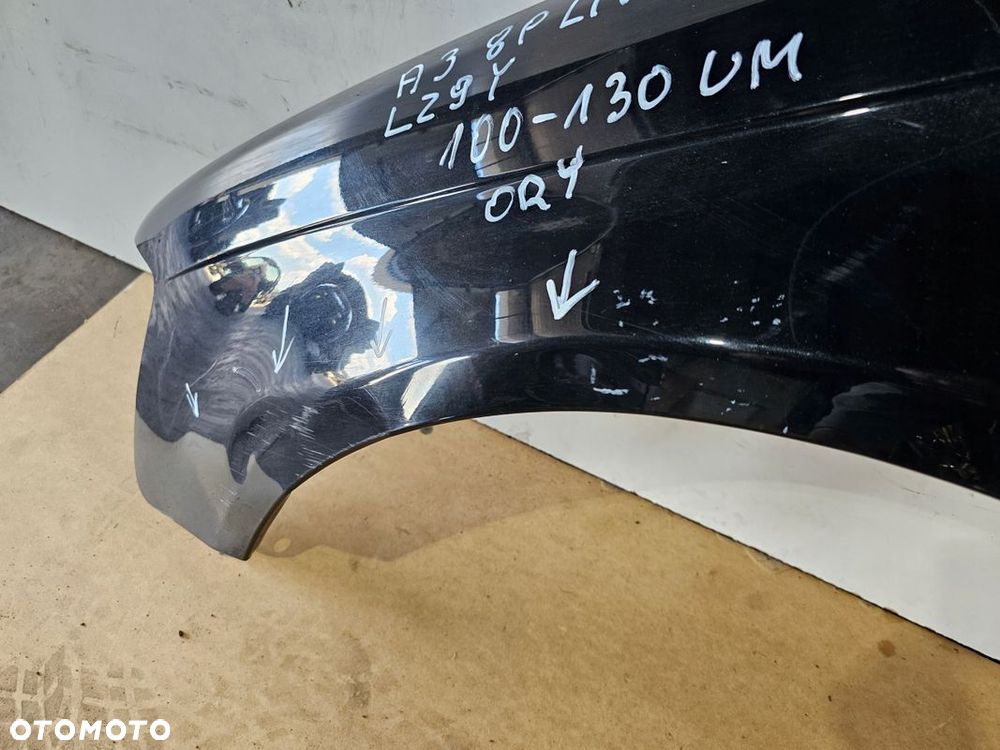 BŁOTNIK LEWY PRZÓD AUDI A3 8P LIFT 2008-2012 LZ9Y - 5