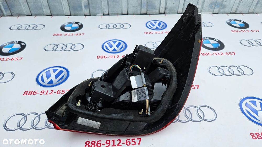 BMW 5 E60 SEDAN 2003-2007 Kompletna lampa tył lewy Lampa tylna lewa kierunkowskaz biały 7165737 EUROPA - 8