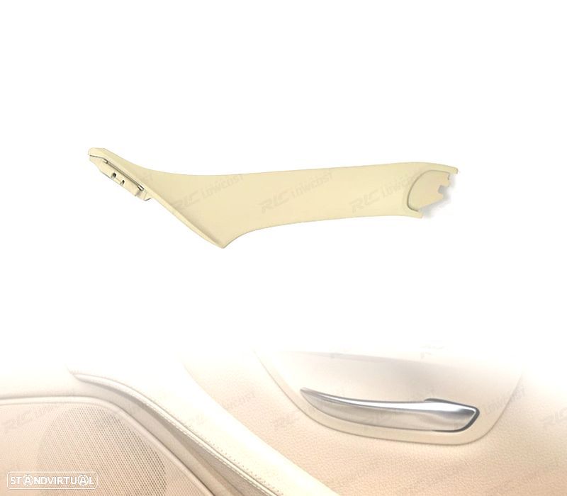 PUXADOR DE PAINEL DE PORTA DIREITO PARA BMW SERIE 5 F10 F11 F18 BEGE - 1