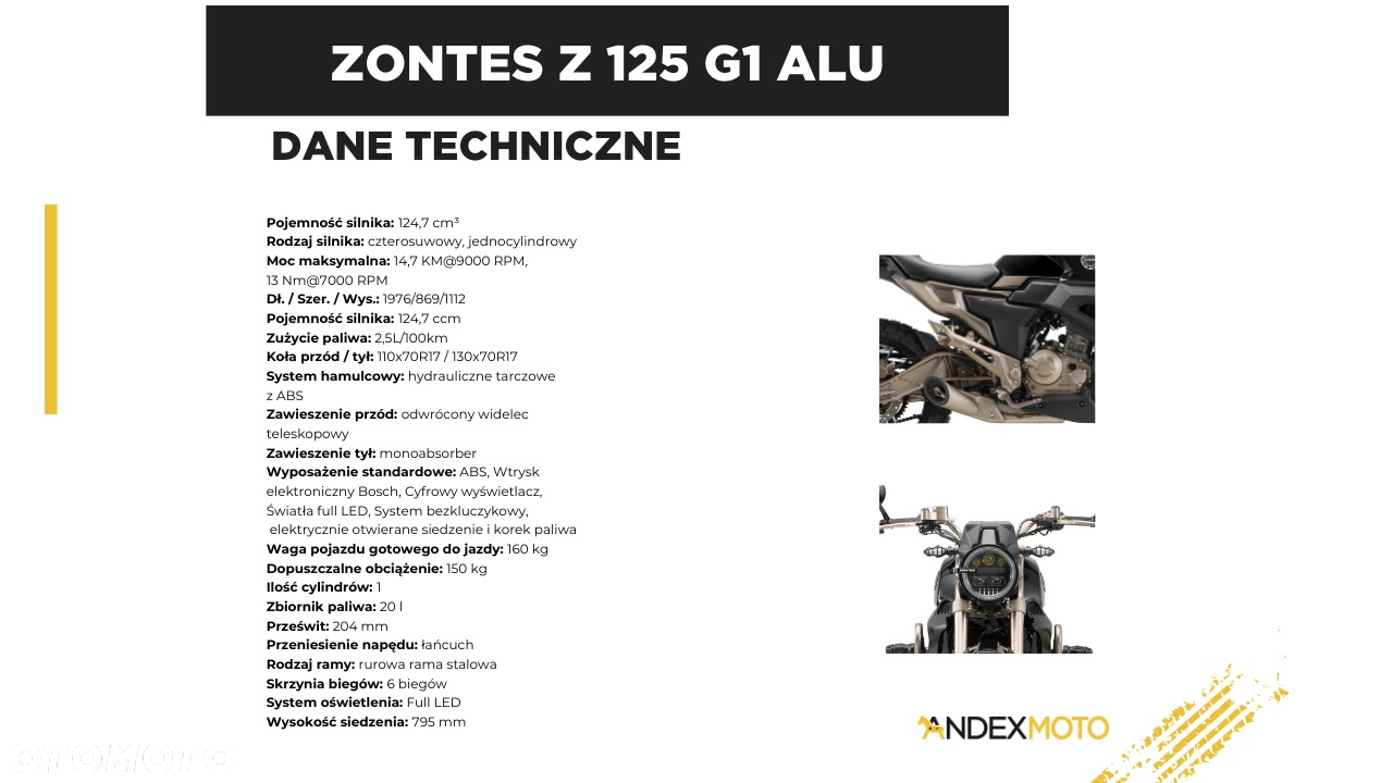 Zontes 125 G1 Aluminium - 7