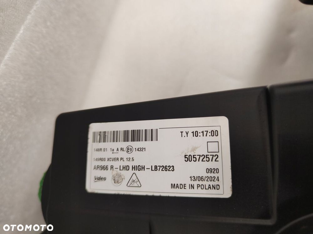 alfa romeo junior milano full led komplet lamp przód 50572572, 50572576 - 6