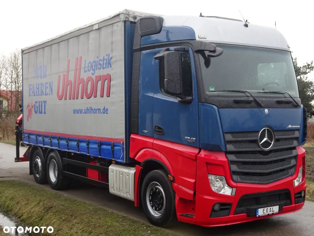 Mercedes-Benz Actros 2542 MP4 EURO 6 HDS Palfinger PK 18002 JIB firanka sprowadzony z Niemiec stan idealny zestaw z przyczepa - 7