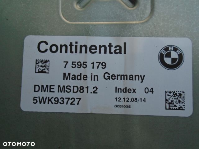 komputer sterownik silnika bmw e90 e91 318i e81 e87 118i - 2