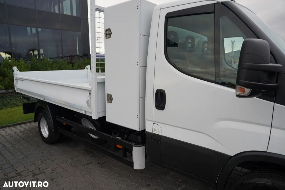 Iveco DAILY 72-180 / BASCULABILĂ - 3,5 M / DESCĂRCARE SPATE / ROȚI SPATE DUALE / MANUALĂ / IMPORT / - 24