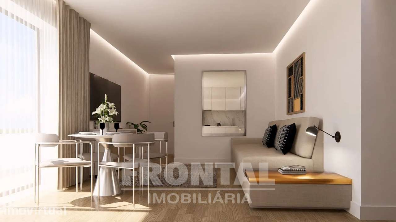 Apartamento T1 com Varanda | Condomínio Privado com Conceito Contempor - Grande imagem: 2/15