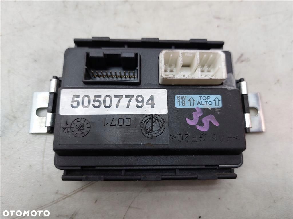 Moduł sterownik drzwi Alfa Romeo GT 2003-2010 50507794 ORYGINAŁ - 1