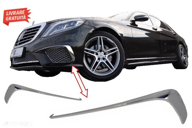 Ornament Bara Fata Mercedes S-Class W222 (2012-2017) S65/ S63 Aftermarket- livrare gratuita - 7