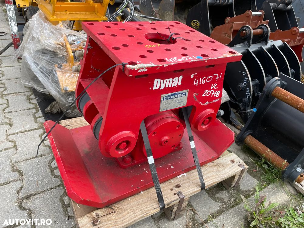 Placa Vibranta Noua Model Dynatec Dtec350, Ptr.Buldoexcavator Si Excavtoare De La 4 La 8 Tone - 1