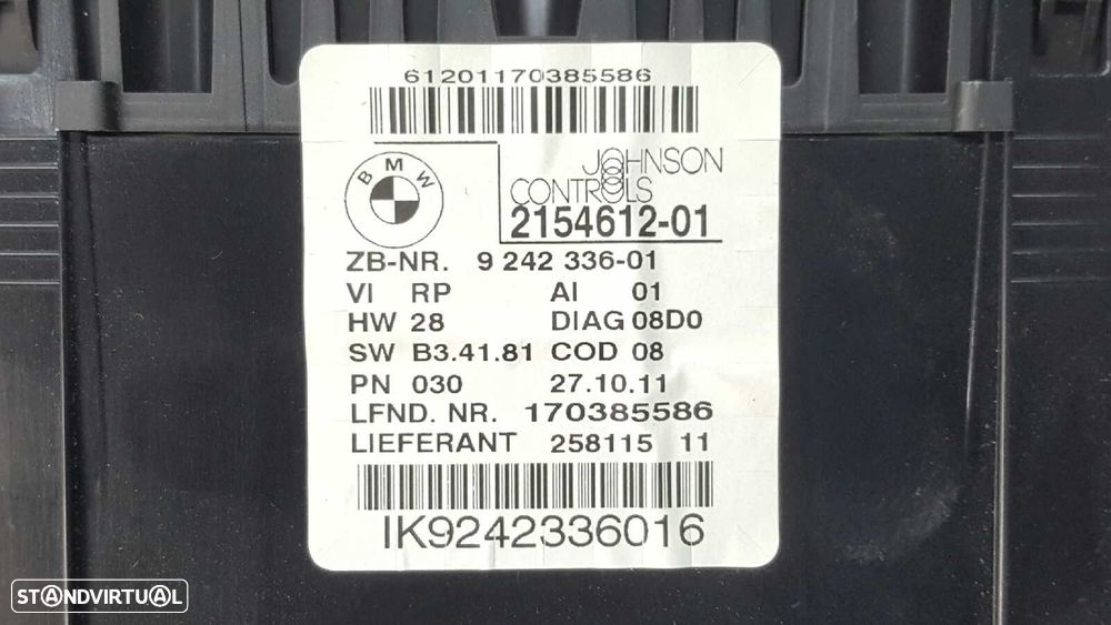 QUADRANTE BMW SERIE 1 COUPE (E82) 123D - 6