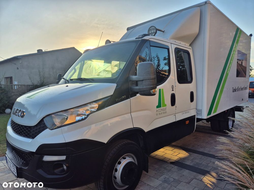 Iveco DAILY 70C17 3.0 SUPER STAN 7000DMC RAMA KONTENER SKRZYNIA - 6
