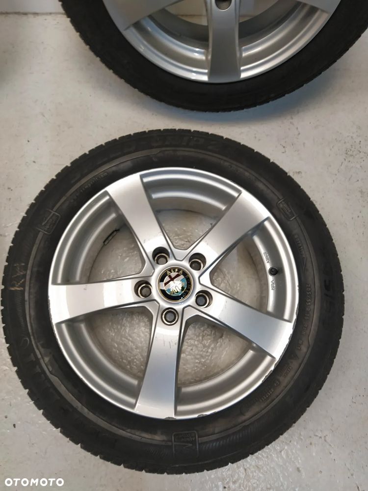 ALFA ROMEO AUDI SEAT SKODA VW 7X16 ORYGINALNE FELGI DEZENT ALUMINIOWE R16 ET40 5X112 OPONY SEMPERIT 205/55 KOŁA - 8