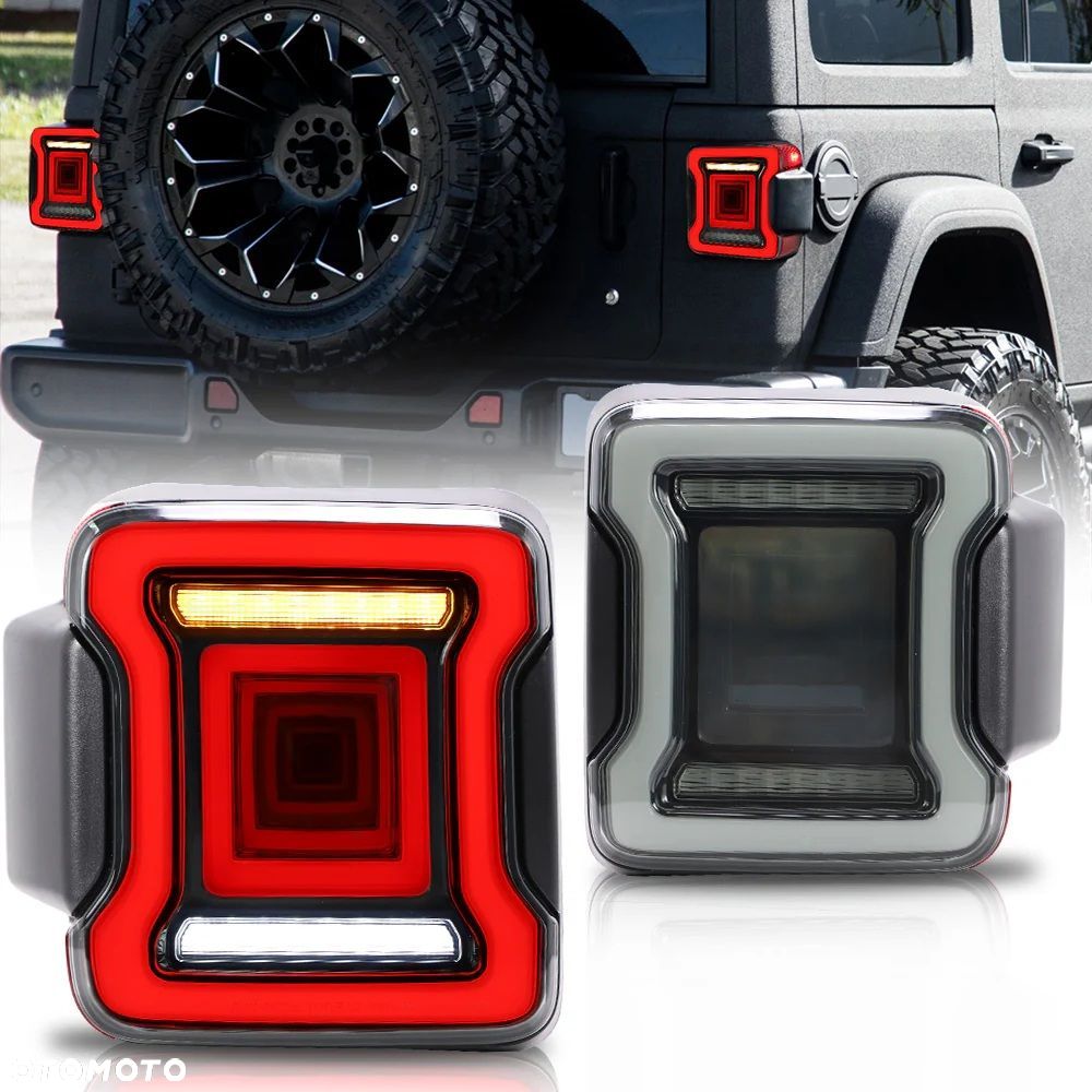 Lampy tyl kpl Vland Led Dynamic Tuning Smoke Jeep Wrangler JL 4 IV 2017-26 - 1