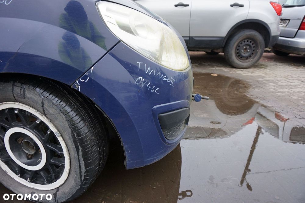 MASKA ZDERZAK BŁOTNIKI LAMPY TWINGO II OV460  RENAULT 2007-2014 GRANATOWY PRZÓD KOMPLETNY - 23