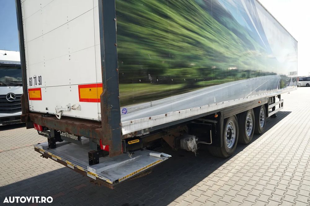LeciTrailer CONTAINER / ELEVATOR PALFINGER 2.500 KG / AXĂ RIDICATĂ / OBLOANĂ RULANTĂ - 13