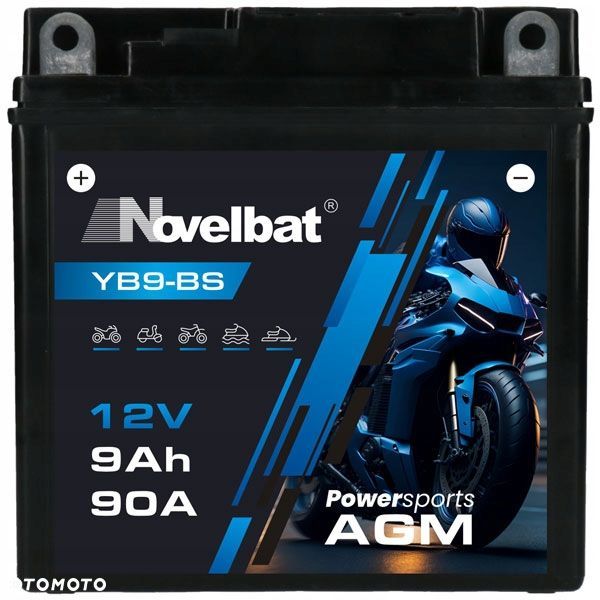 Akumulator Novelbat AGM 12V 9Ah 140A YB9-BS L - 3