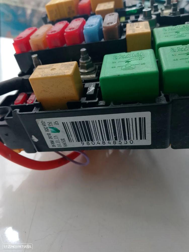 CAIXA FUSÍVEIS PEUGEOT 308 II / 9804848580 - 2