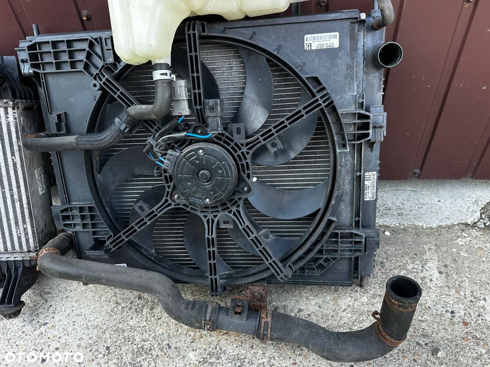 Komplet Chłodnic Wody Intercooler Klimy Wentylator Nissan Pulsar I 1,5 dCi - 2