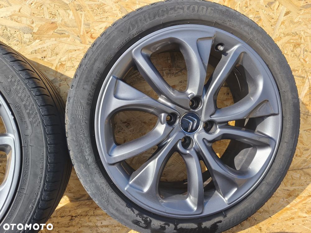 ALUFELGI KOŁA FELGI 9688904377 18 CALI 4X108 ET 29 7,5JX18 CITROEN C4 II DS4 PEUGEOT 3008 I - 7
