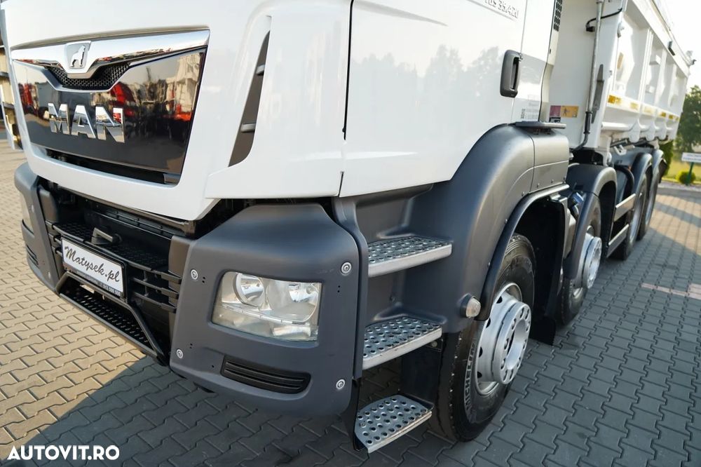 MAN TGS 35.420 / 8X4 / BASCULATOR 2 LATURĂ / HIDRAULIC / BORDMATIC / AUTOMAT - 17