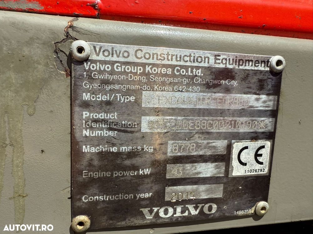 Volvo ECR88D Excavator - 8