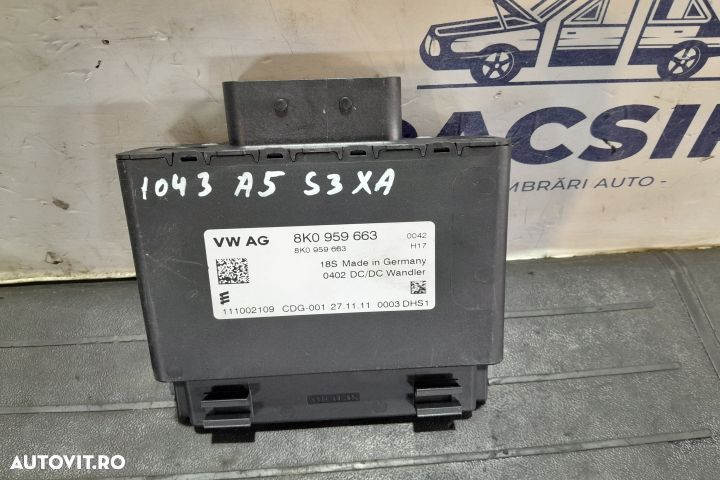 MODUL BATERIE 8K0959663 8K0959663 Audi A5 8T [facelift] [2011 - 2016] - 1
