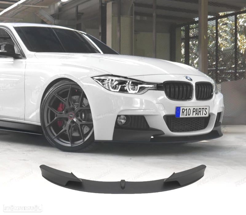 SPOILER LIP BMW SÉRIE 3 GT F34 13-19 LOOK M PERFORMANCE PRETO MATE - 1
