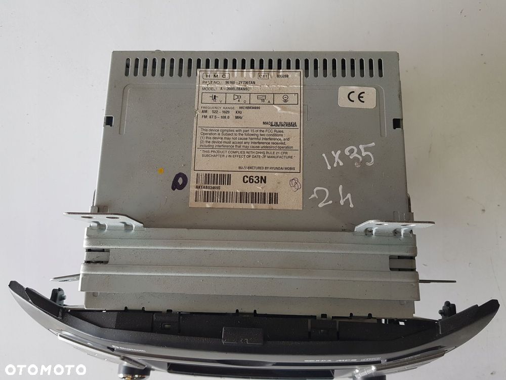 HYUNDAI ix35 LIFT 13-15r RADIO CD RADIOODTWARZACZ 96160-2Y730TAN - 4