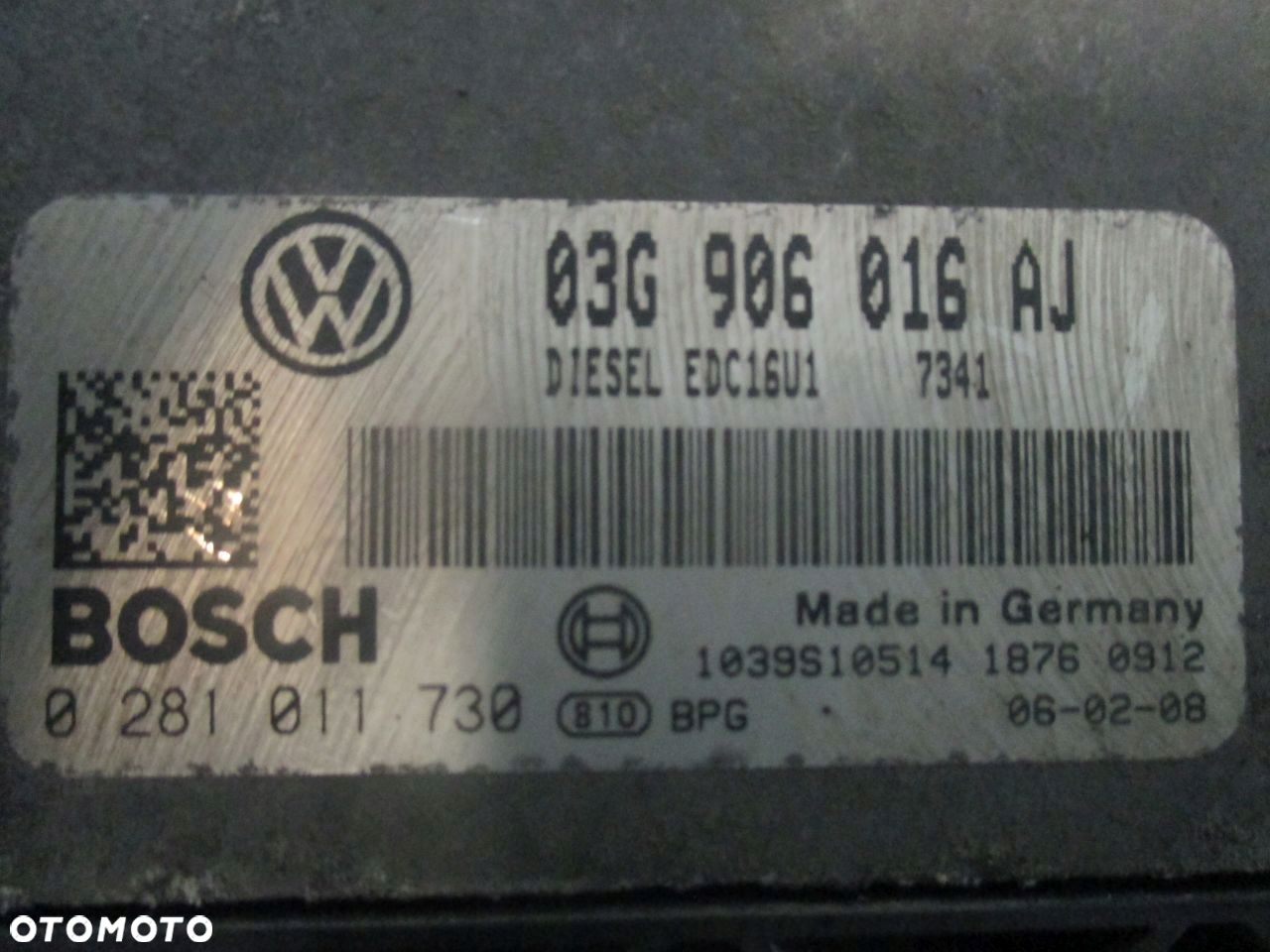 SEAT LEON II 2.0TDI STEROWNIK 03G906016AJ - 2